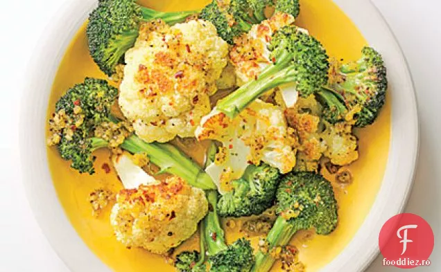 Usturoi prăjit, Broccoli și conopidă