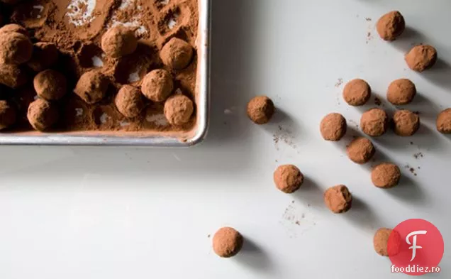 Dulce de leche și trufe cu unt de nuci