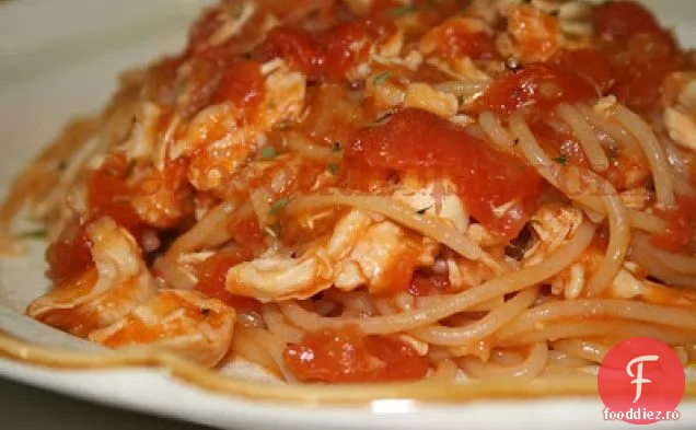 Spaghetele de pui de casă ale bunicii Mac