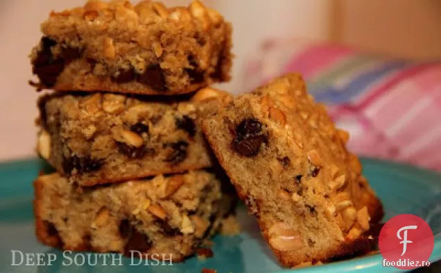 Batoane Cu Unt De Arahide Cu Ciocolată