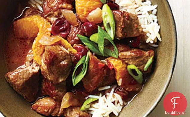 Tocană De Porc Cu Portocale-Afine