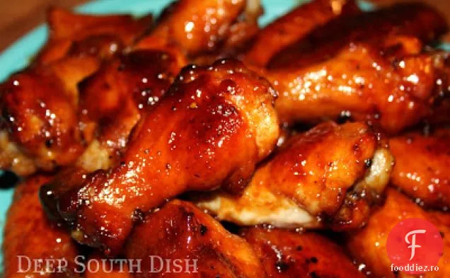 Sirop De Trestie Glazurate Aripi Calde