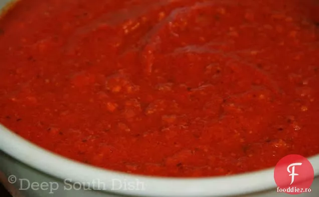 Sos De Carne De Spaghete De Roșii Proaspete De Casă