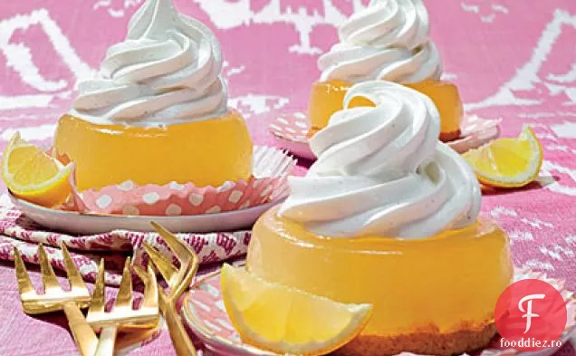 Cupcakes cu lămâie cu glazură de lavandă