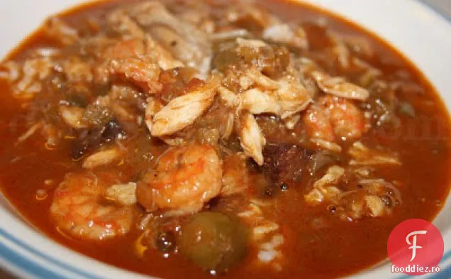 Fructe de mare și Gumbo Okra