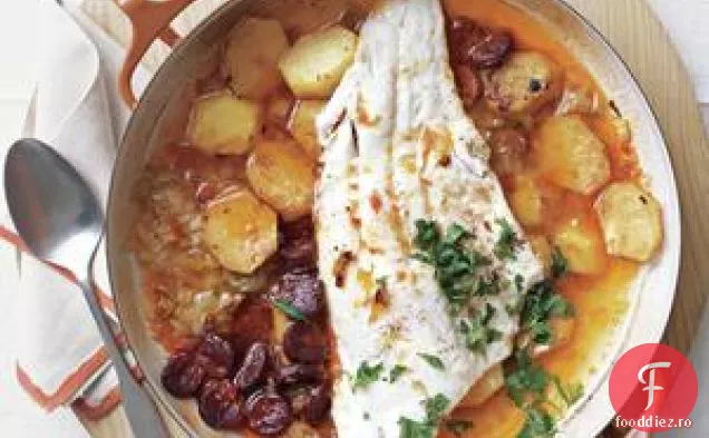 Cod La Cuptor Și Chorizo