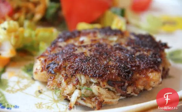 Prăjituri De Crab Prăjite În Tigaie