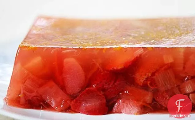 Terină De Rubarbă De Căpșuni