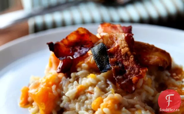 Risotto De Dovleac Și Pancetta Crocantă