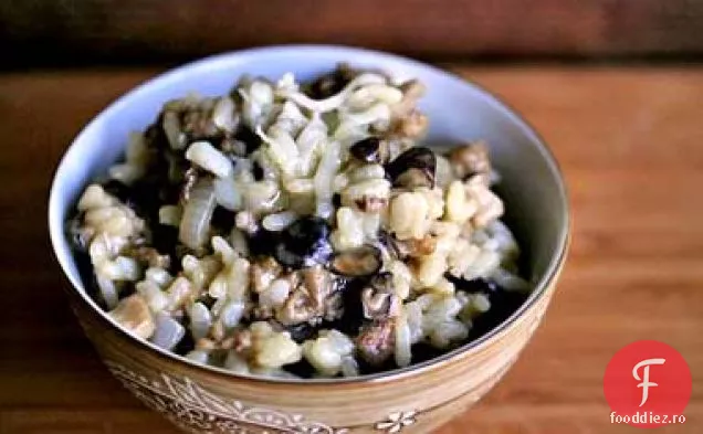 Risotto Italian de cârnați și ciuperci