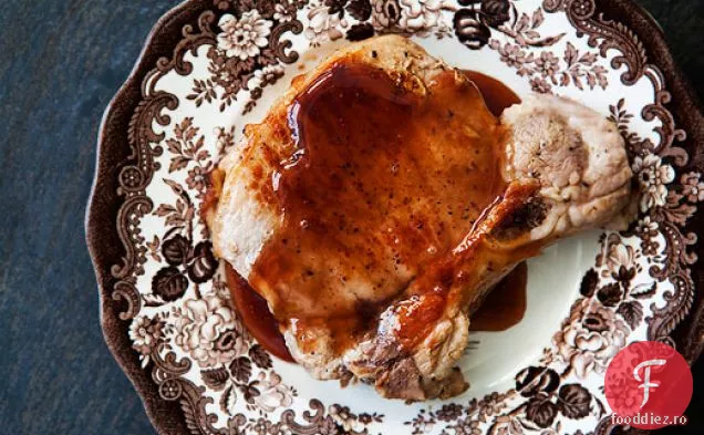 Cotlet de porc cu sos dulce și acru