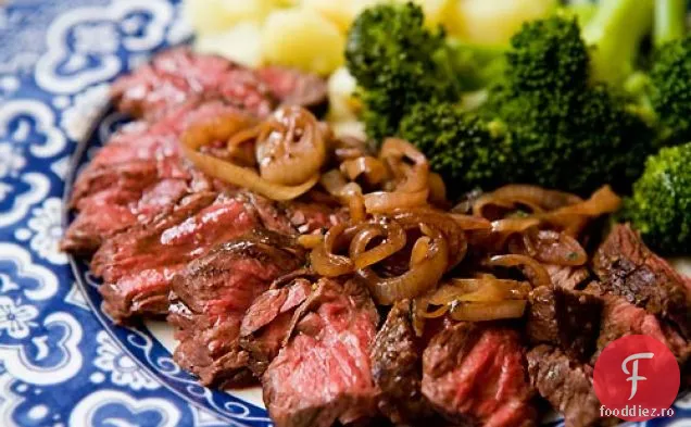 Friptură de umeraș cu șalotă