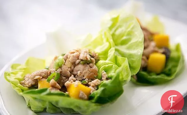 Împachetări Cu Salată De Mango De Pui