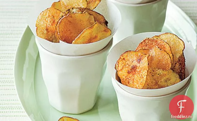Chipsuri De Cartofi Afumate La Cuptor