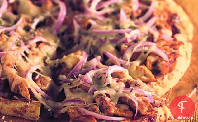 Pizza cu pui la grătar