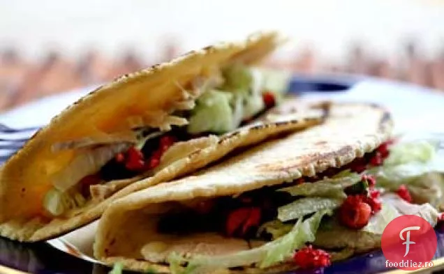 Tacos de curcan cu Salsa de afine