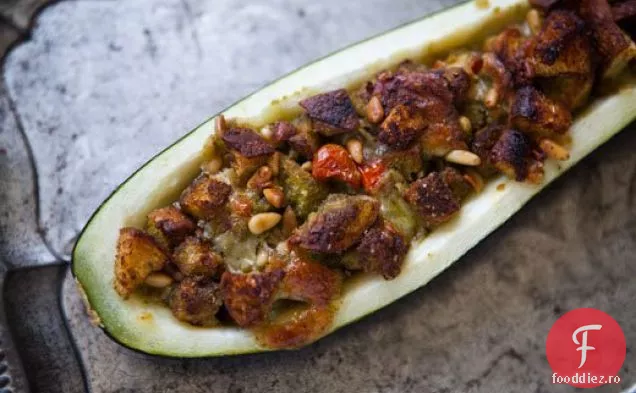 Zucchini Umplute Cu Pesto