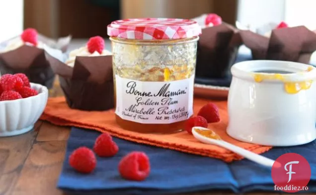 Cupcakes Cu Prune Aurii Și Dovleac