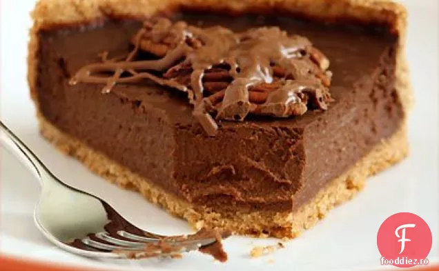 Tartă Triplă De Dovleac Cu Ciocolată Cu Crustă De Pecan