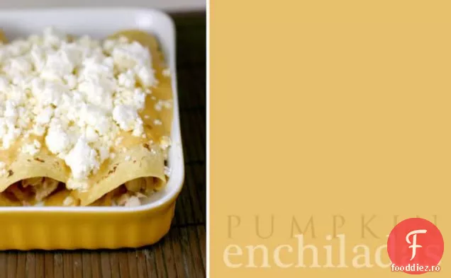 Enchilada ușoară de pui cu sos de cremă de dovleac