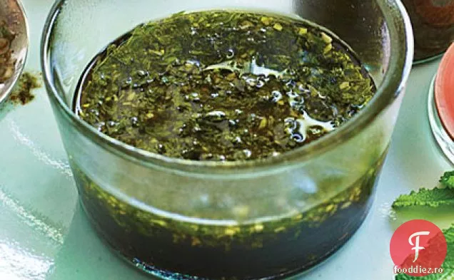 Melasă de rodie și marinată de mentă