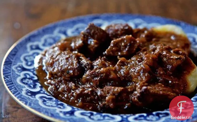 Carne de vită Carbonnade și tocană de bere