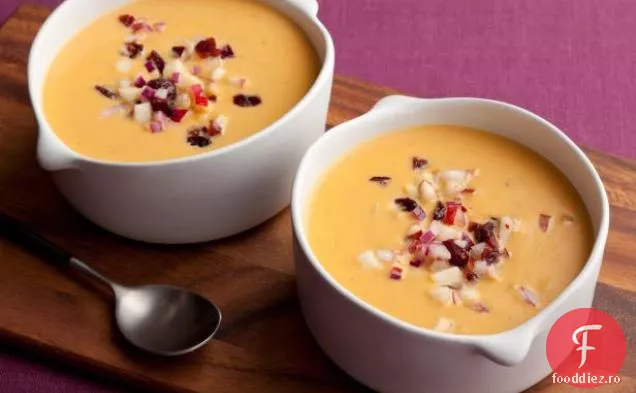 Supă de dovleac cu Cran de Chili-gust de mere