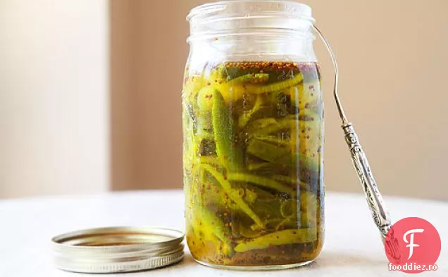 Murături de pâine și unt jalapeimbroko