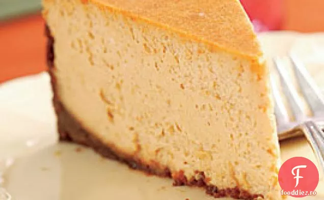 Cheesecake De Dovleac Condimentat Cu O Crustă De Ghimbir