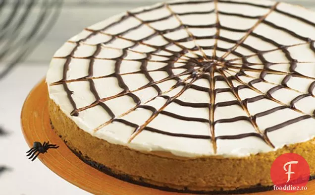Cheesecake Cu Dovleac Din Pânză De Păianjen