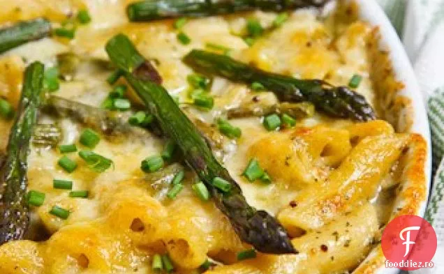 Sparanghel și Ramp Pesto Mac N Brânză