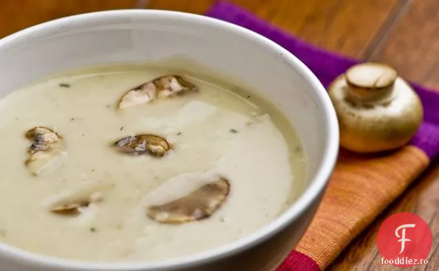 Cremă fără lapte de supă de ciuperci