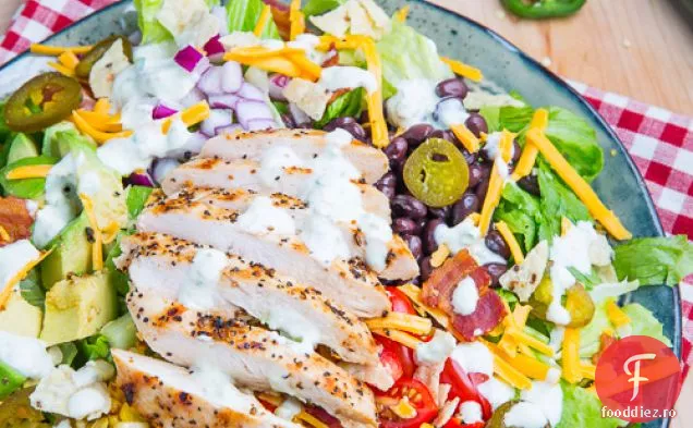 Salată De Pui Jalapeno Popper La Grătar Din Sud-Vest