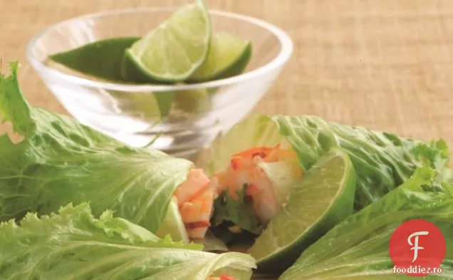 Împachetări ușoare și ușoare de salată de inspirație Thailandeză