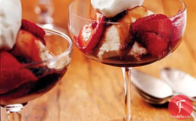 Tort de lire cu sirop Balsamic de căpșuni