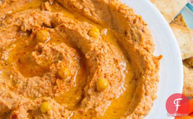Hummus De Roșii Uscate La Soare