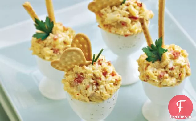Brânză Picantă Prăjită Cu Ardei Gras Roșu Pimiento