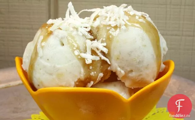 Bananele Vegane Favorizează Înghețata