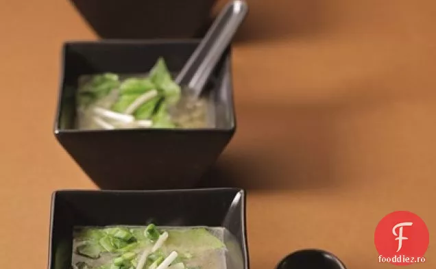 Supă Miso Ambalată În Nutrienți (Opțional Crudă)