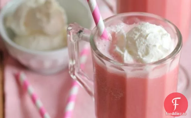 Lapte De Căpșuni Congelat Slushy