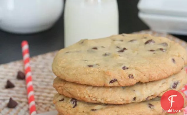 Cookie-uri cu ciocolată XXL în stil Brutărie