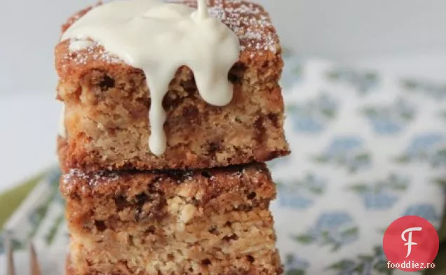 Ciocolata Alba Gingersnap Blondies