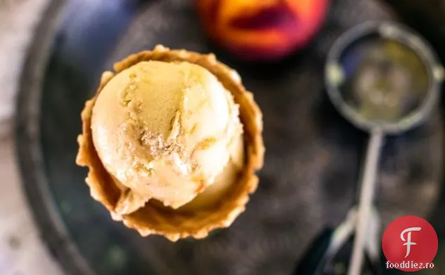 Înghețată De Plăcintă Cu Piersici (Vegană)