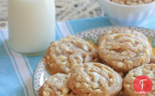 Vanilie Macaroon Crunch Cookie-Uri