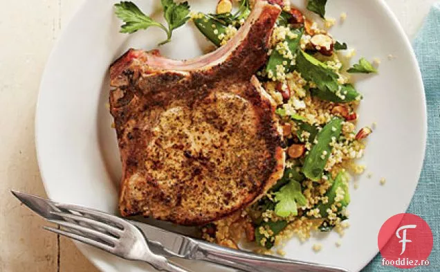 Cotlet de porc cu lămâie cu salată de Quinoa