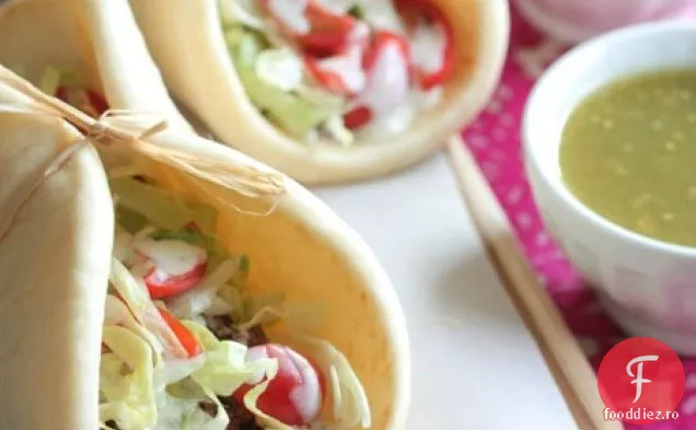 5 Ingrediente Tacos De Vită Salsa Verde