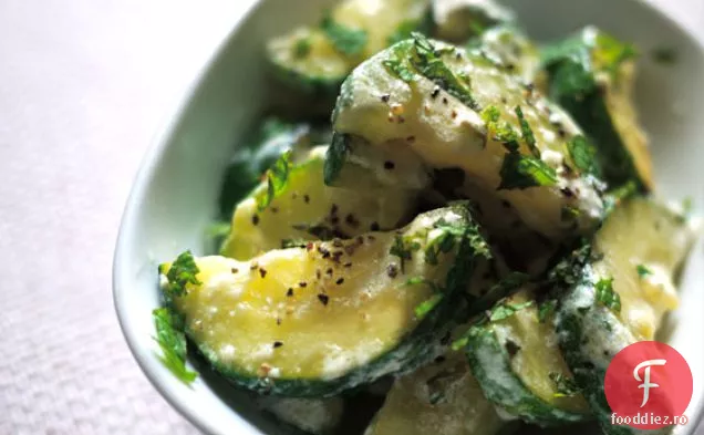 Dovlecei Sotati Cu Menta Si Ricotta
