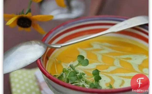 Dulce Curry Butternut Squash W / Crema Cliantro
