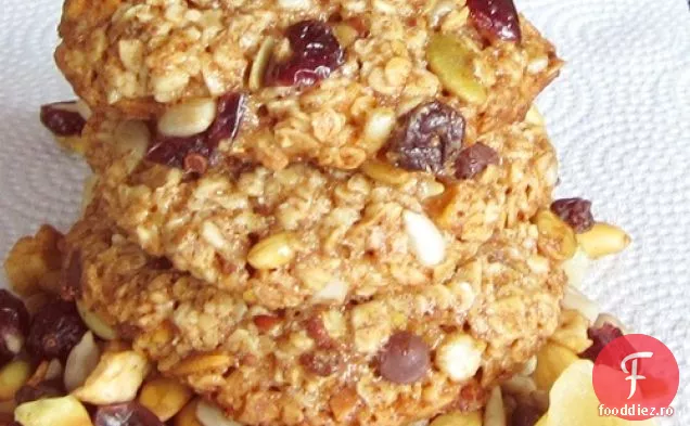 Trail Mix Cookie-Uri De Gustare De Ovăz