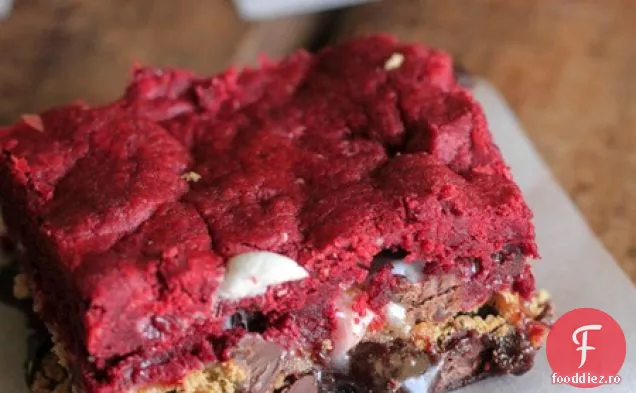 Brownie Red Velvet Gooey S ' mores baruri